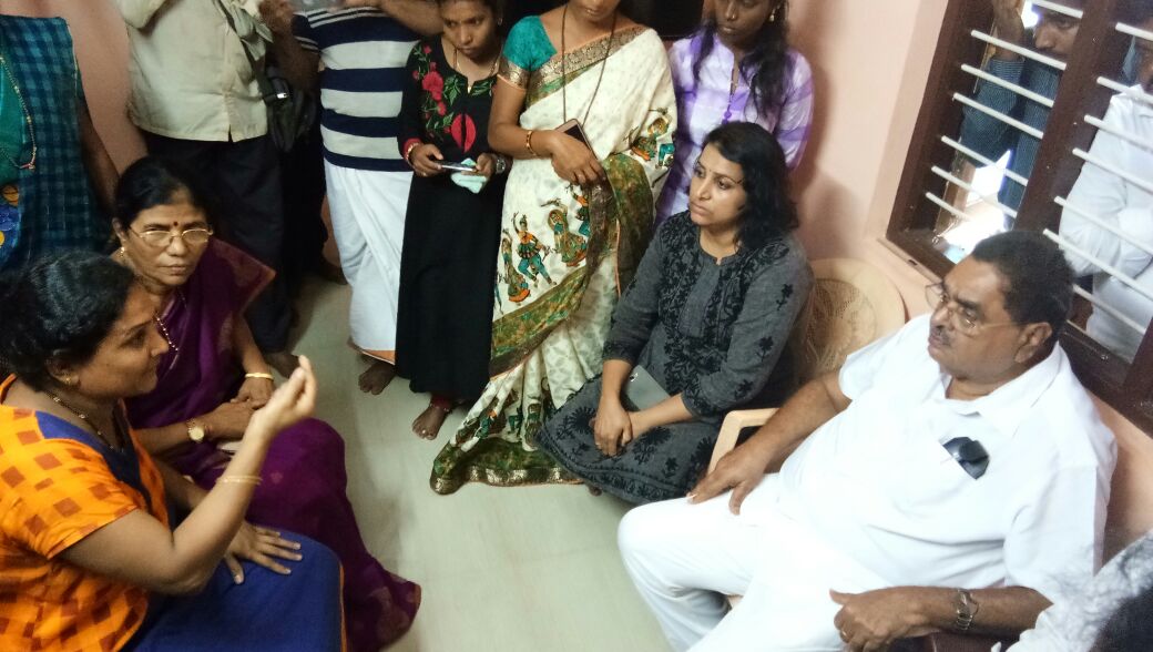 ಕಾವ್ಯಾ ಮನೆಗೆ ಸಚಿವ ರಮಾನಾಥ ರೈ ಭೇಟಿ